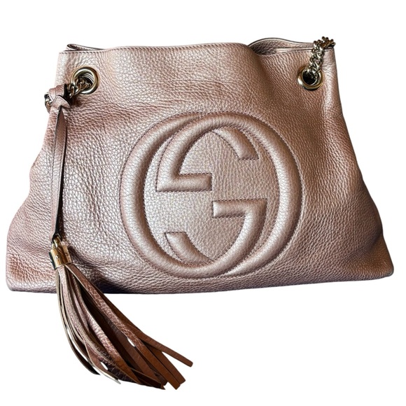 EUC Gucci Soho Tote (large) Rare - the size and color - Picture 4 of 7